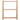 Raft depozitare 3 niveluri, 60x28,5x90 cm, lemn masiv de pin