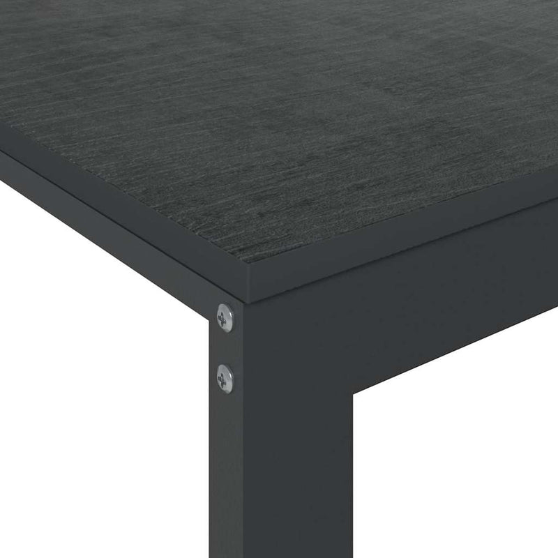 Birou de calculator, negru, 110x60x73 cm, PAL