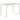 Birou de calculator, alb/stejar, 110x60x73 cm, lemn prelucrat