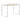Birou de calculator, alb/stejar, 110x60x73 cm, lemn prelucrat