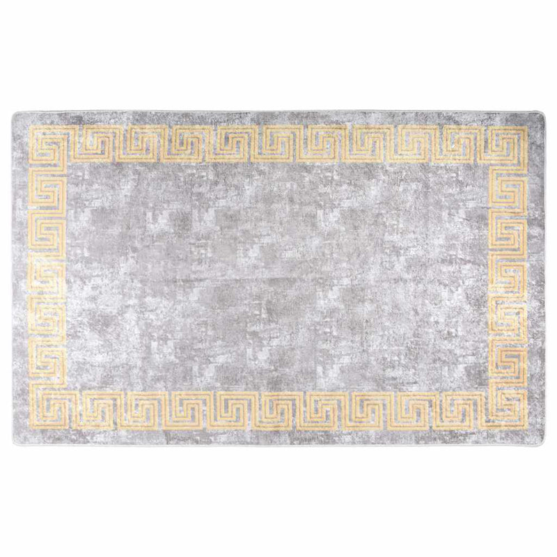 Covor lavabil, gri, 80x150 cm