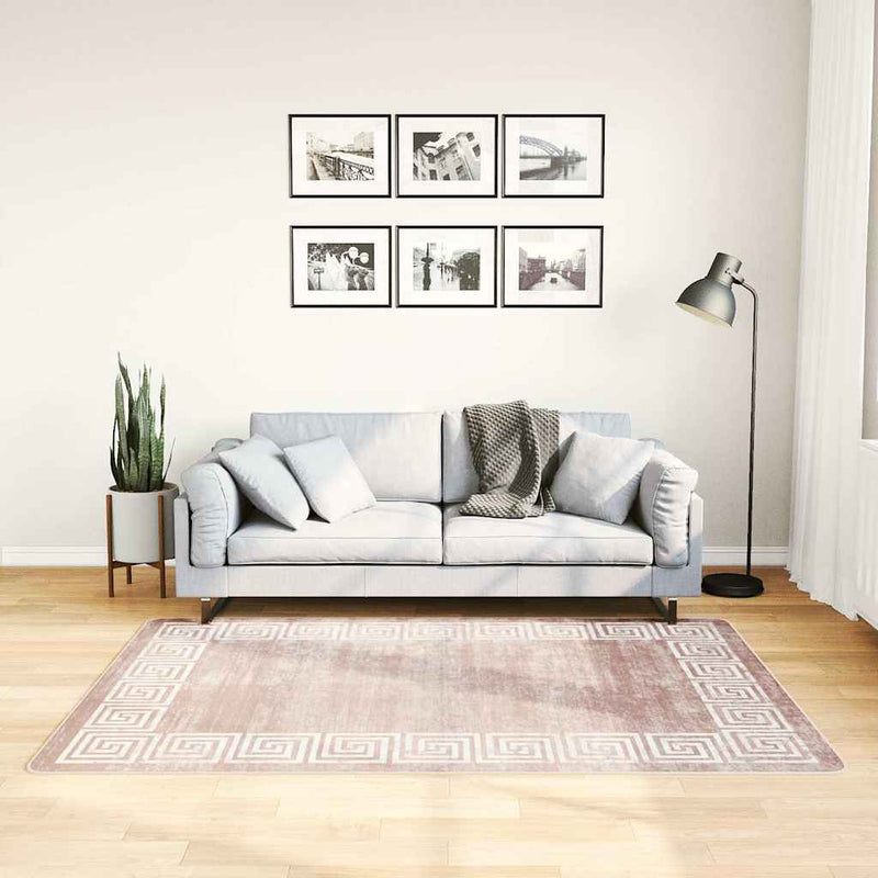 Covor lavabil, bej, 120x180 cm