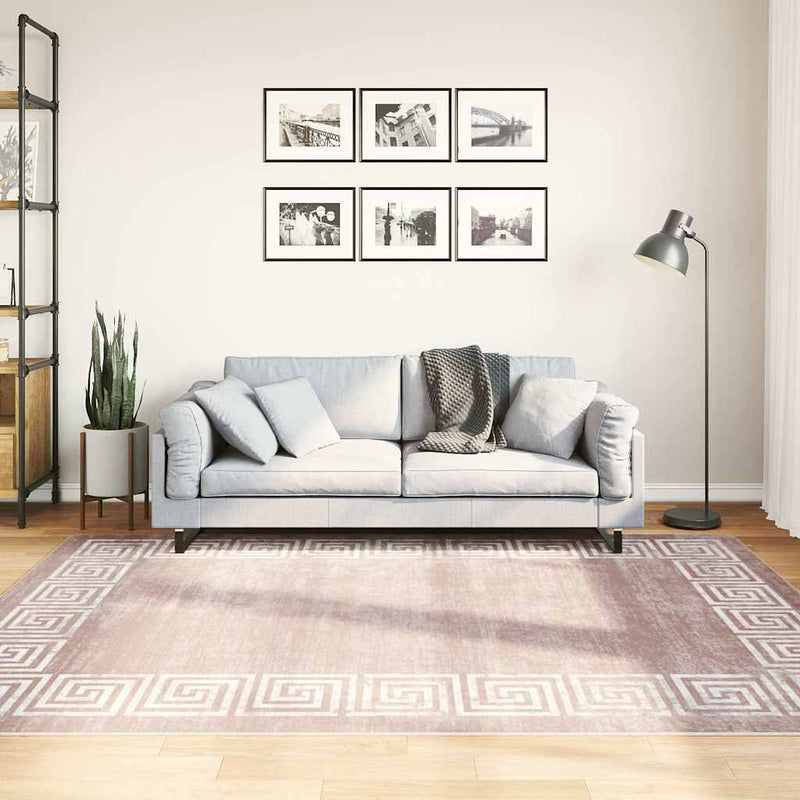 Covor lavabil, bej, 160x230 cm, antiderapant