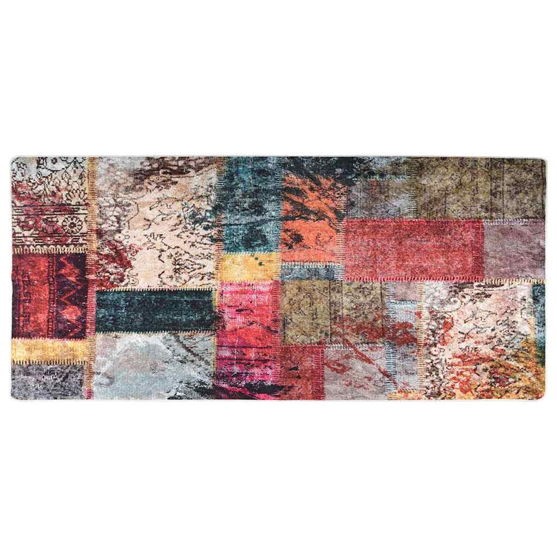 Covor lavabil, mozaic multicolor, 80x300 cm