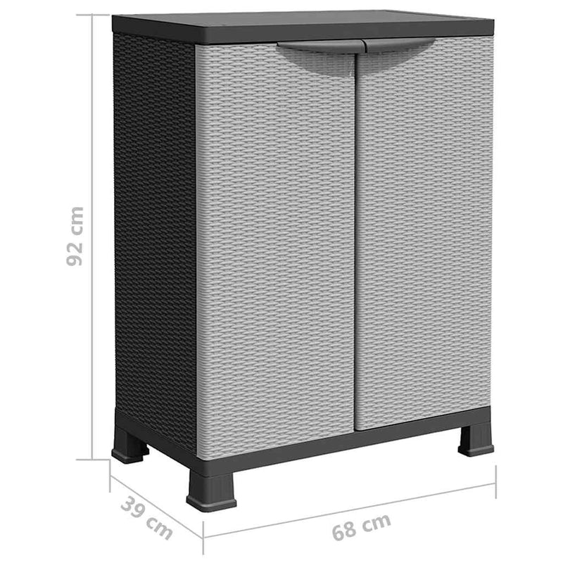 Dulap, 68x39x92 cm, design de ratan