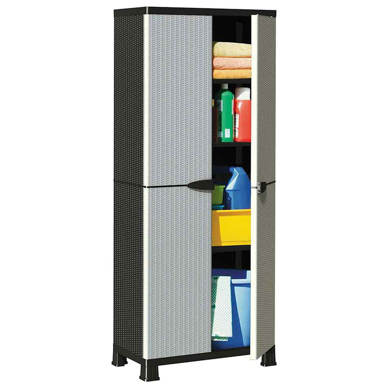Dulap, 68x39x171,5 cm, design de ratan