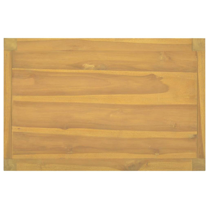 Dulap de baie, 60x40x75 cm, lemn masiv de tec