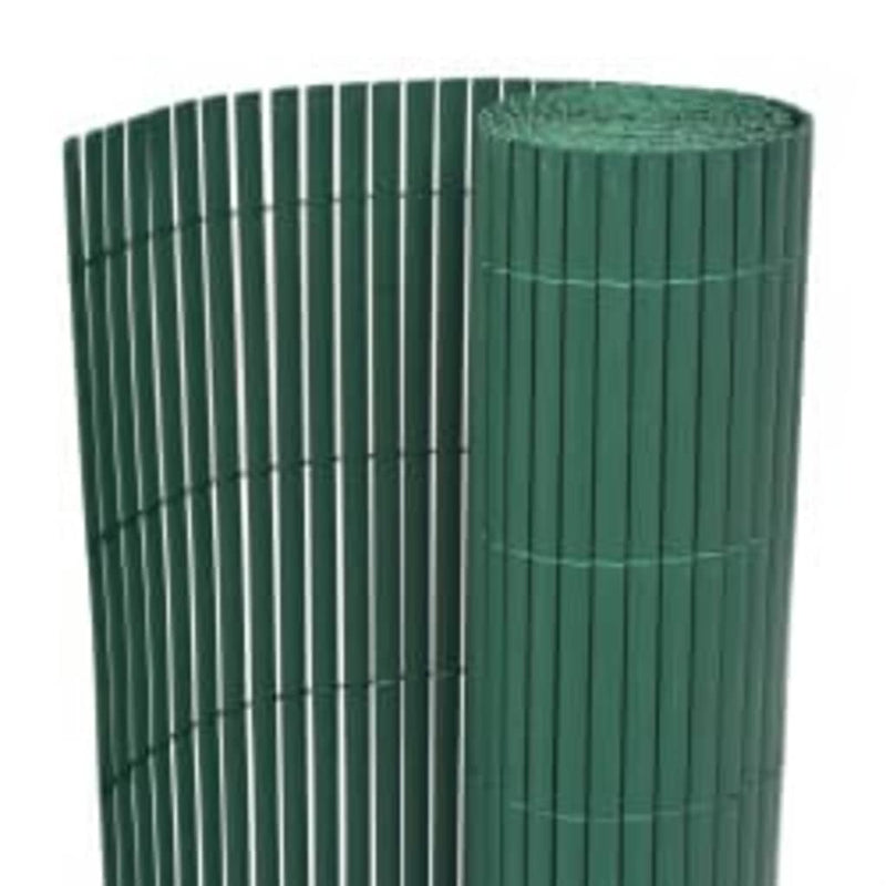 Gard pentru grădină cu 2 fețe, verde, 110x500 cm