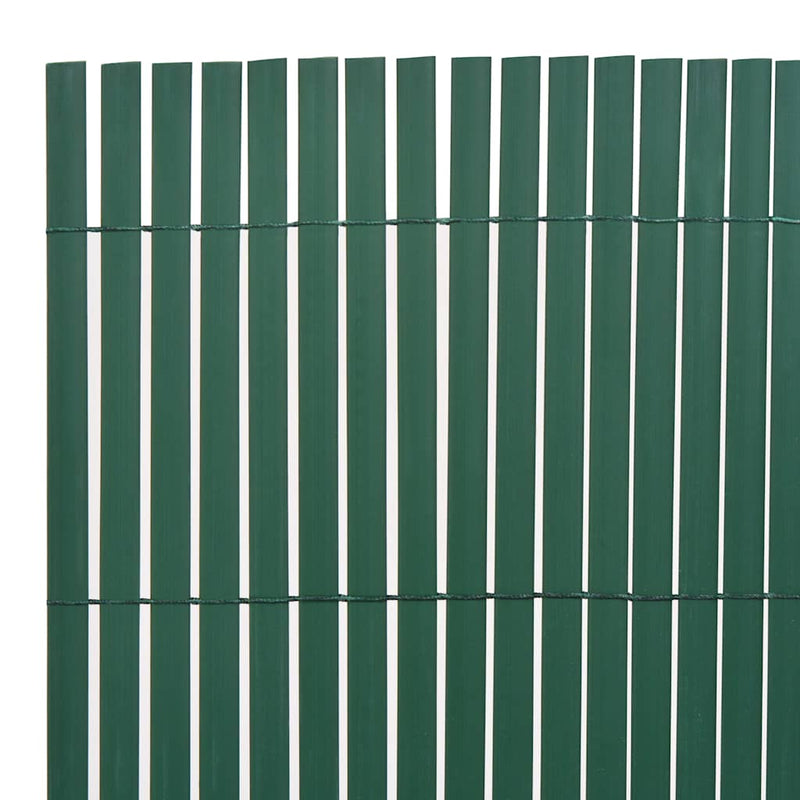 Gard pentru grădină cu 2 fețe, verde, 110x500 cm