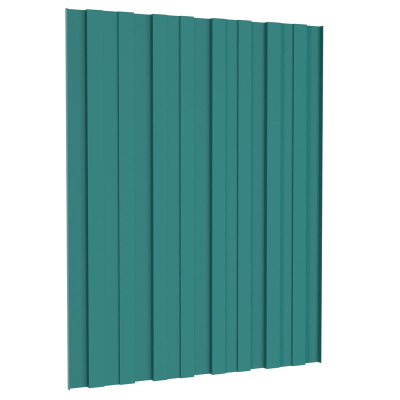 Panou de acoperiș 36 buc. Verde 60 x 45 cm Oțel galvanizat