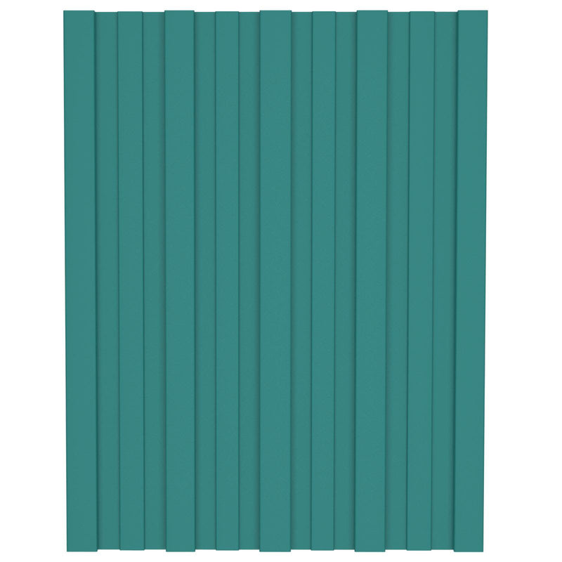 Panou de acoperiș 36 buc. Verde 60 x 45 cm Oțel galvanizat