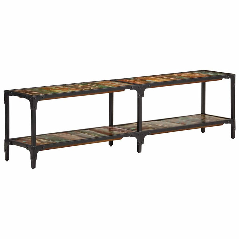Comodă TV, 150x30x41 cm, lemn masiv reciclat