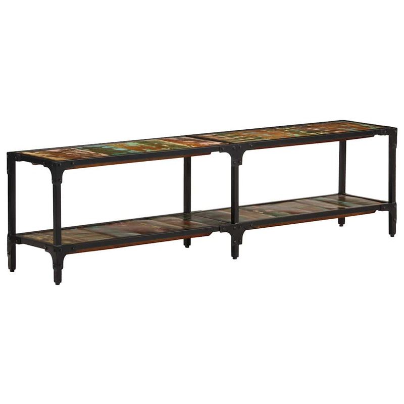 Comodă TV, 150x30x41 cm, lemn masiv reciclat