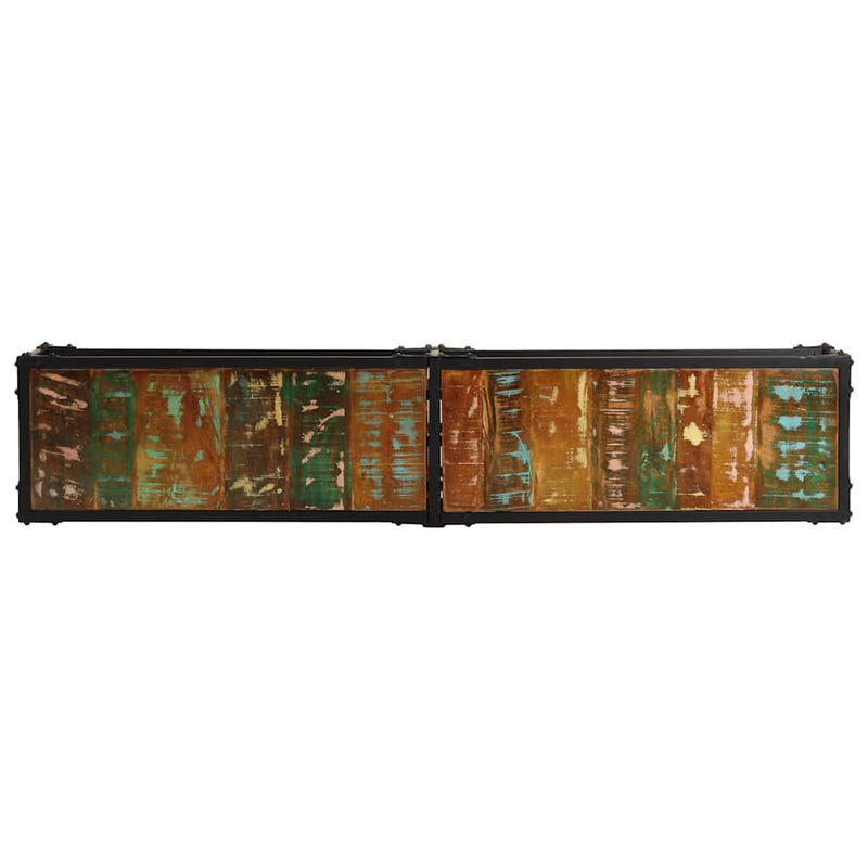 Comodă TV, 150x30x41 cm, lemn masiv reciclat