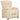 Fotoliu rabatabil, crem, material textil