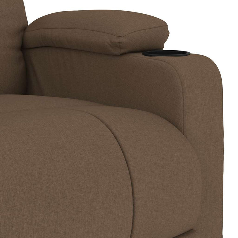 Fotoliu de masaj, maro, material textil