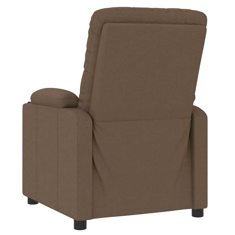 Fotoliu rabatabil, maro, material textil