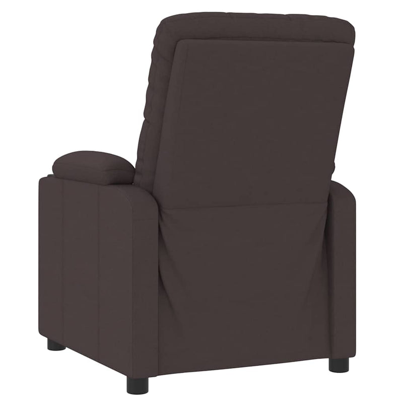 Fotoliu de masaj, maro închis, material textil