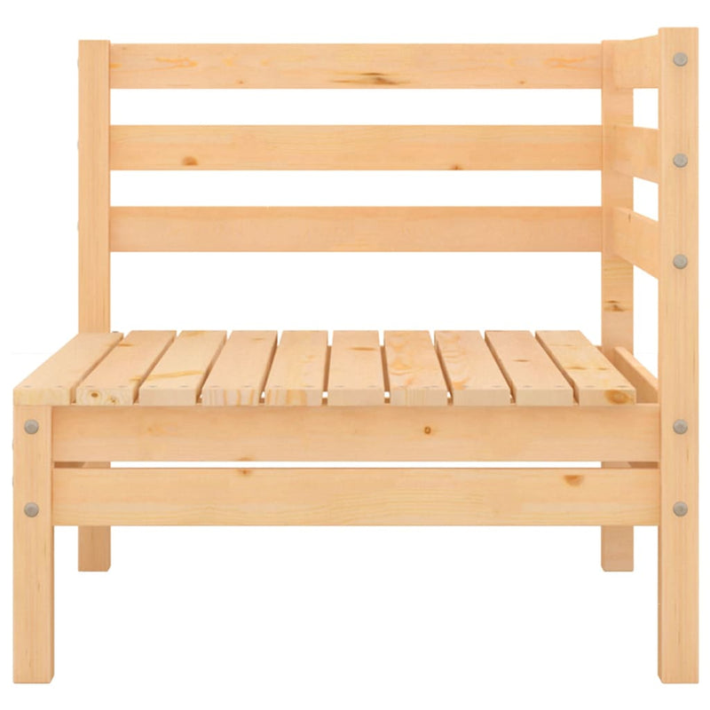 Set mobilier de grădină, 8 piese, lemn masiv de pin
