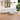 Set mobilier de grădină, 6 piese, alb, lemn masiv de pin