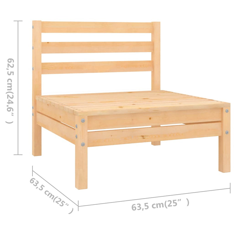 Set mobilier de grădină, 10 piese, lemn masiv de pin