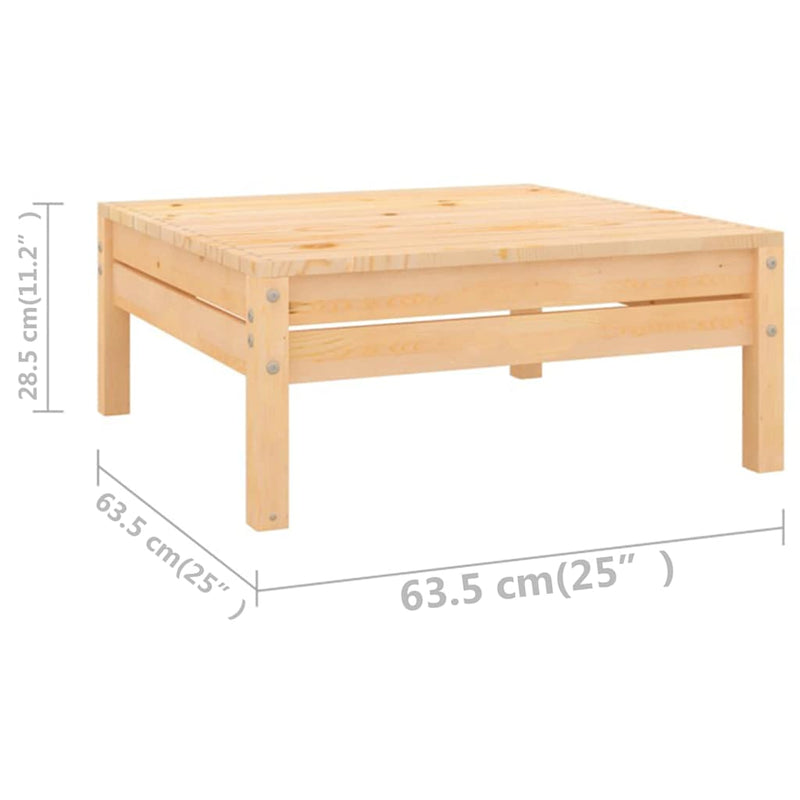 Set mobilier de grădină, 10 piese, lemn masiv de pin