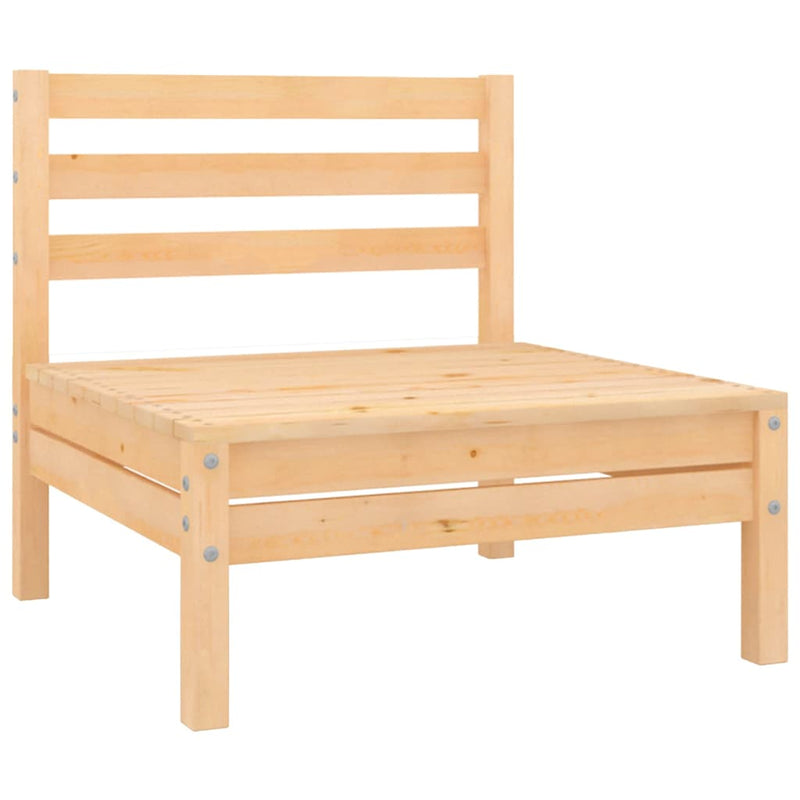 Set mobilier de grădină, 7 piese, lemn masiv de pin