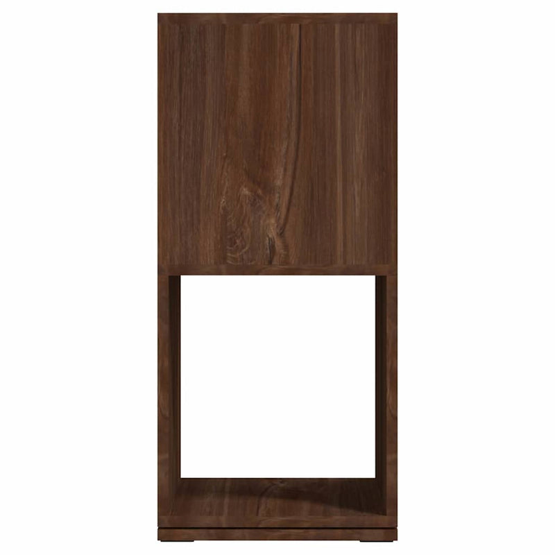 Dulap rotativ, stejar maro, 34,5x34,5x75,5 cm, lemn prelucrat