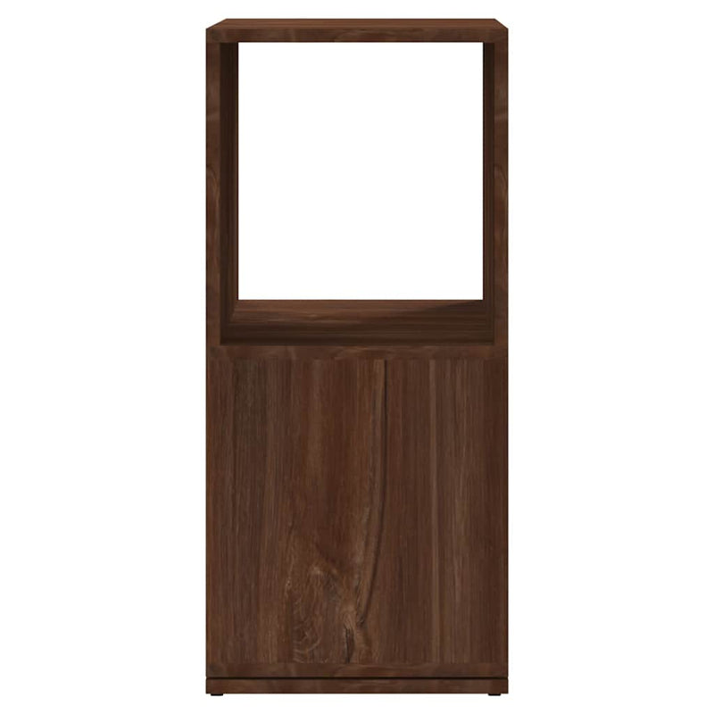 Dulap rotativ, stejar maro, 34,5x34,5x75,5 cm, lemn prelucrat