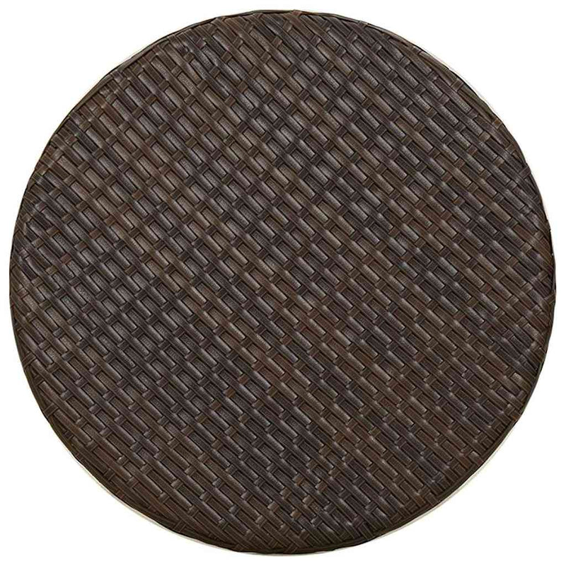 Măsuță de ceai, maro, 45 cm, poliratan