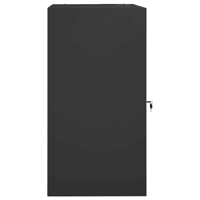 Dulap pentru șa, antracit, 53x53x105 cm, oțel