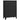 Dulap industrial de depozitare, negru, 75x40x115 cm, metal