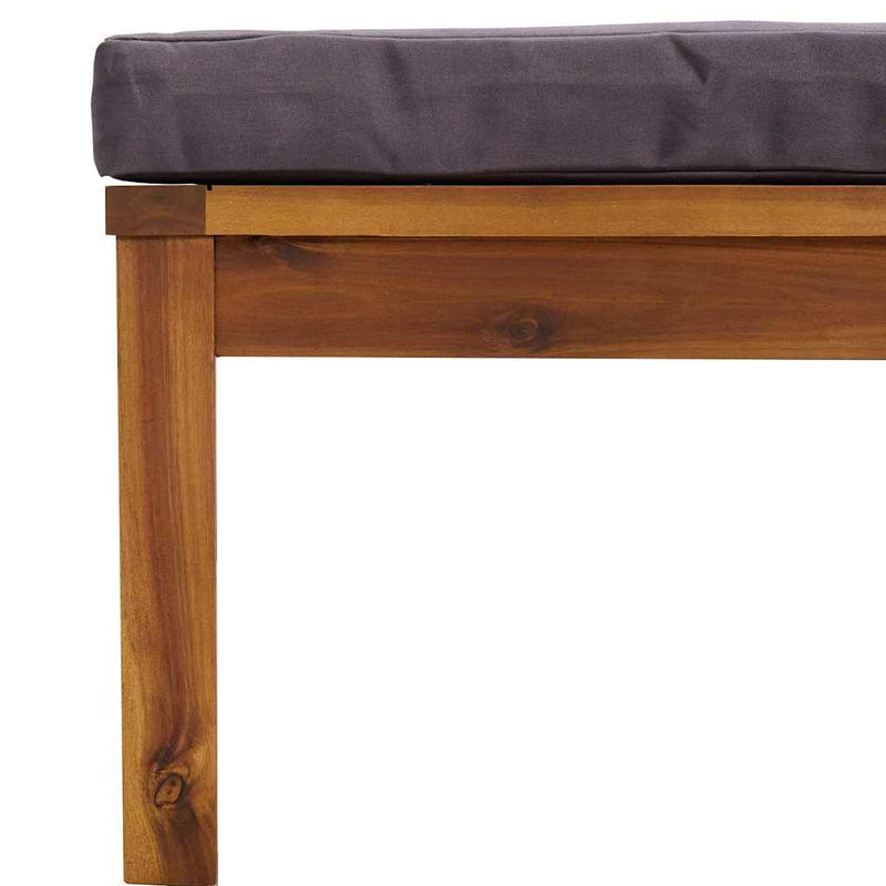Set mobilier de grădină cu perne, 4 piese, lemn masiv de acacia