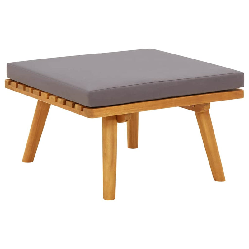 Set mobilier de grădină cu perne, 6 piese, lemn masiv acacia