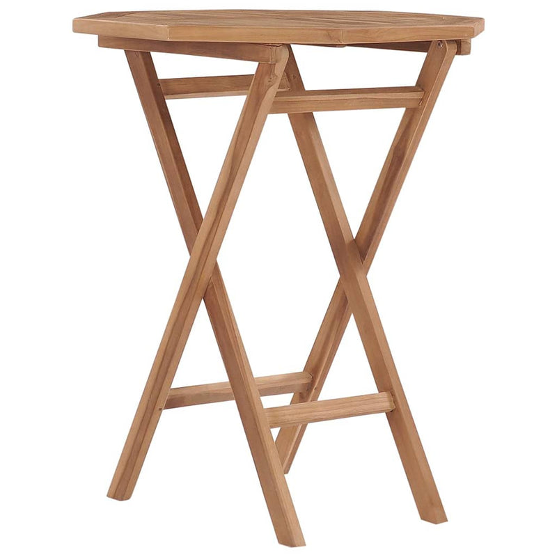 Set mobilier de grădină, 3 piese, lemn masiv de tec