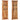 Cuiere de haine, 2 buc., 38x100 cm, lemn masiv de acacia