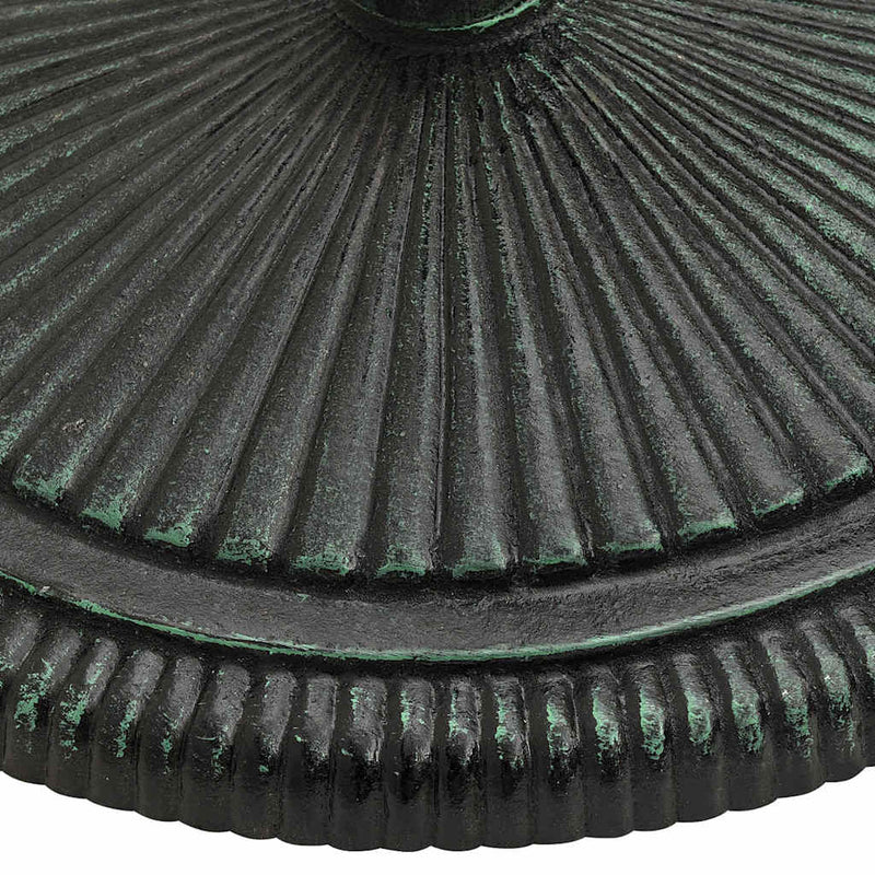 Bază de umbrelă, verde, 45x45x30, fontă