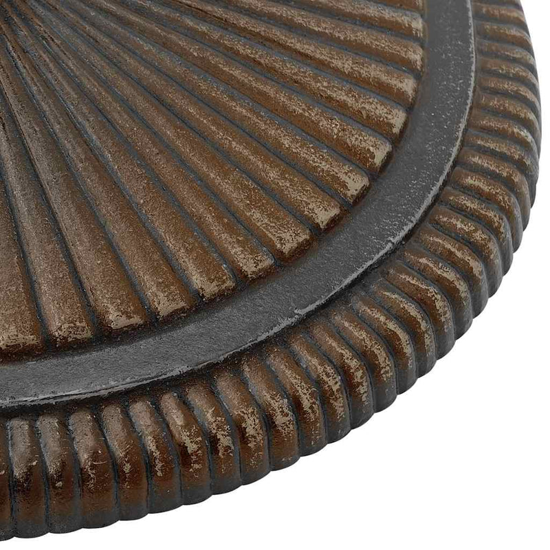 Bază de umbrelă, bronz, 45x45x30, fontă