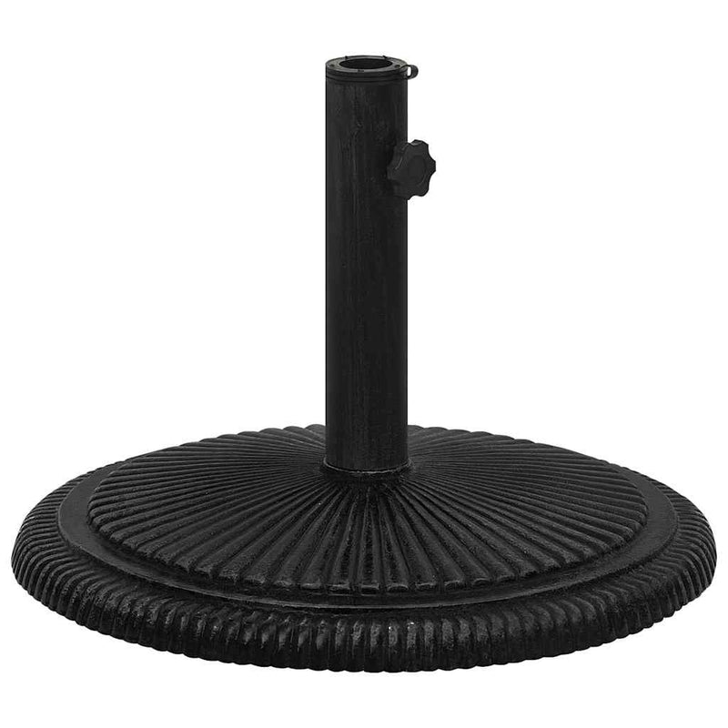 Bază de umbrelă, negru, 45x45x30, fontă