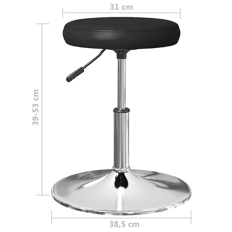 Scaune de sufragerie, 4 buc., negru, piele ecologică