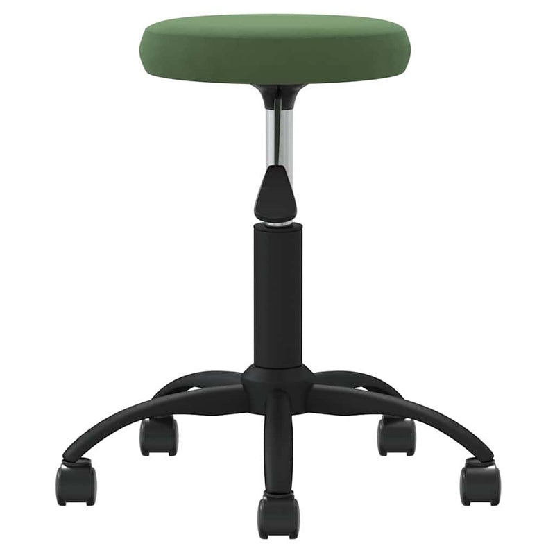 Taburet de masaj, verde închis, catifea