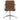Scaun de bucătărie pivotant, maro, material textil
