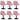Scaune de sufragerie pivotante 6 buc, roz, catifea