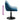 Scaun de bucătărie, albastru, catifea