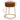 Taburet rotund, maro, catifea