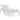 Cadru de pat mic single, alb, 75x190 cm, lemn masiv