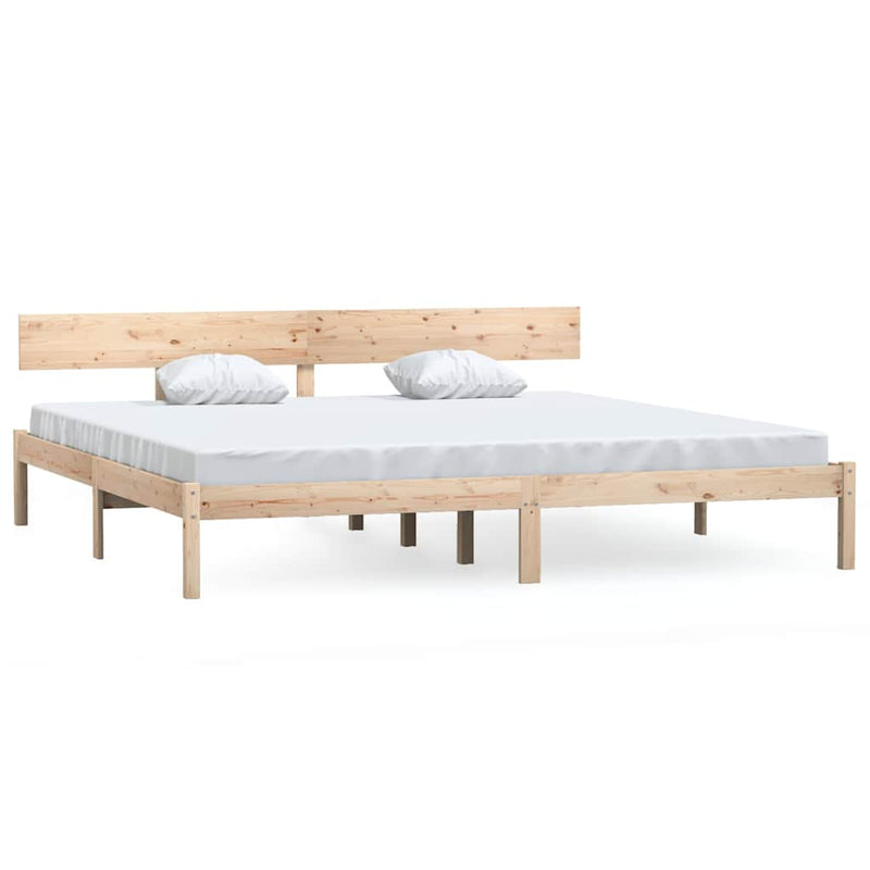 Cadru de pat Super King, 180x200 cm, lemn masiv de pin