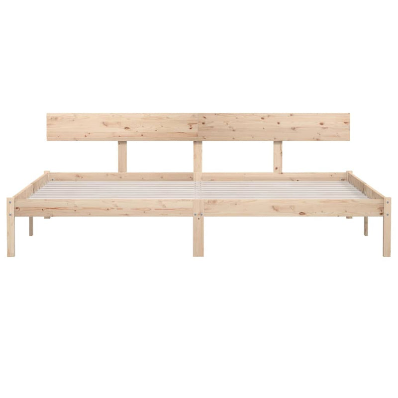 Cadru de pat Super King, 180x200 cm, lemn masiv de pin