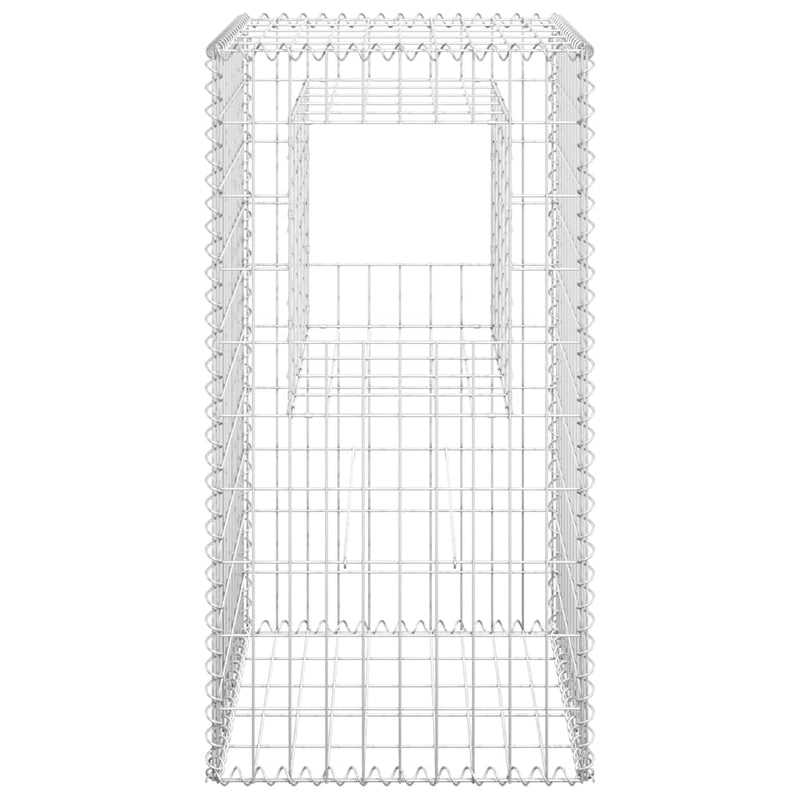 Stâlp coș gabion, 50x50x100 cm, fier