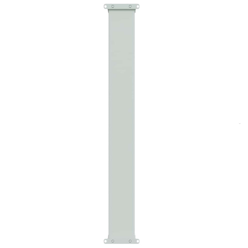 Copertină laterală retractabilă de terasă, maro, 117x614 cm
